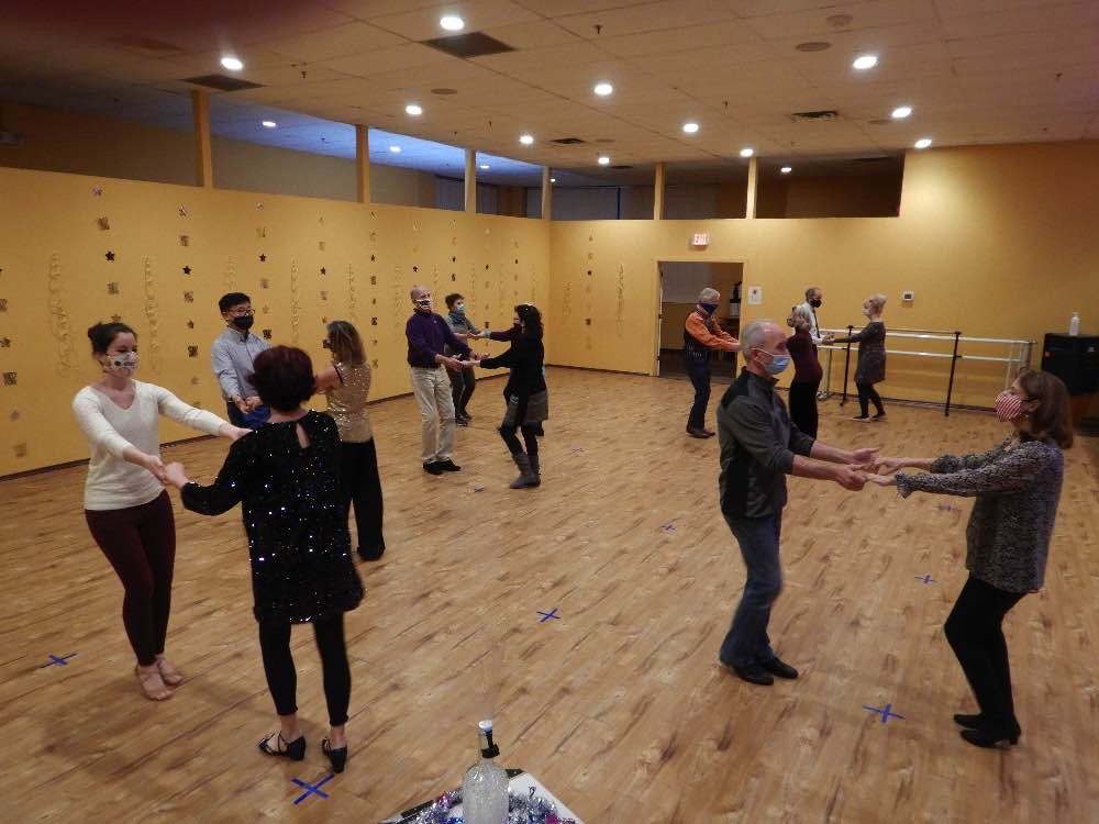 Dancing New Year's Eve CT 2020-21 - Students Dancing